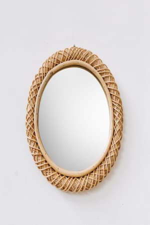 Yuni Rattan Wall Mirror