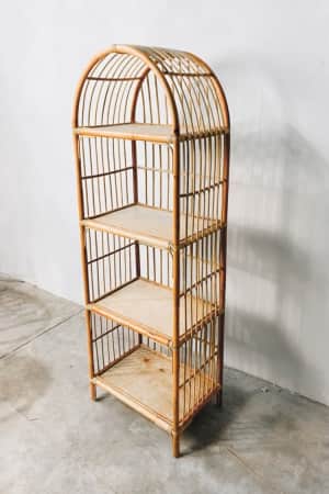 Curvy Rattan Rack / Shelf