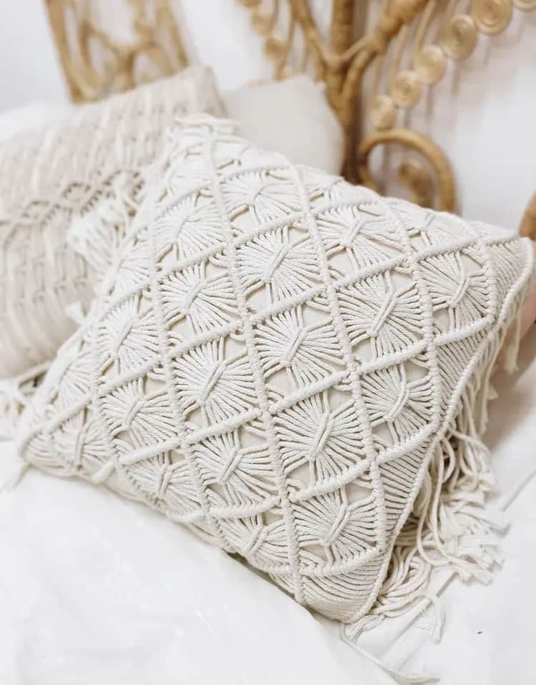 Pillow Cover Macrame 01