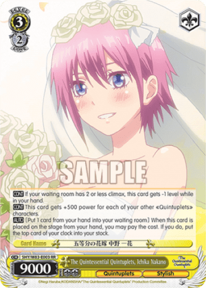 The Quintessential Quintuplets, Ichika Nakano