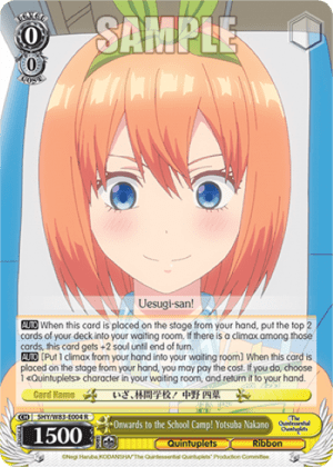 Onwards to the School Camp! Yotsuba Nakano