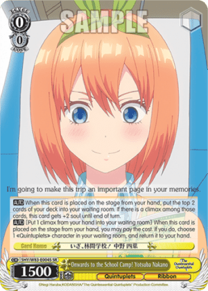 Onwards to the School Camp! Yotsuba Nakano (Holo)