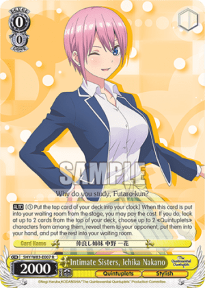 Intimate Sisters, Ichika Nakano