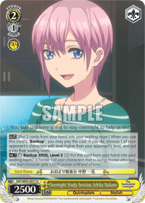 Overnight Study Session, Ichika Nakano