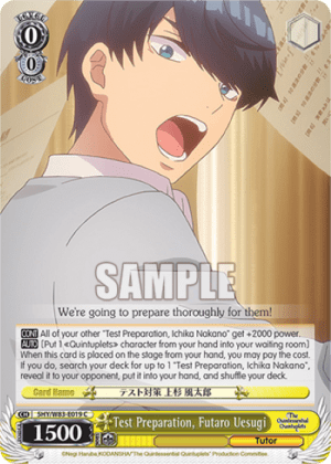 Test Preparation, Futaro Uesugi