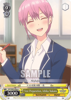 Test Preparation, Ichika Nakano