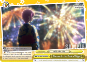 Blossom in the Dark of Night