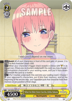 What An Elder Sister Can Do, Ichika Nakano