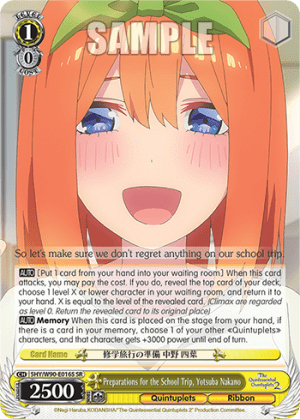 Preparations for the School Trip, Yotsuba Nakano (Holo)