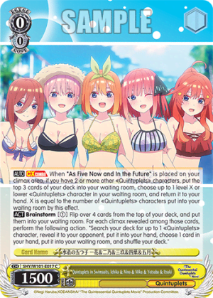 Quintuplets in Swimsuits, Ichika & Nino & Miku & Yotsuba & Itsuki