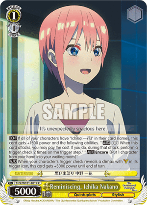 Reminiscing, Ichika Nakano