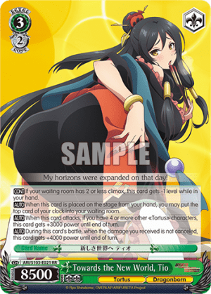 Towards the New World, Tio