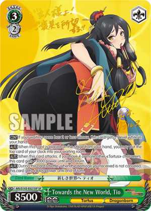 Towards the New World, Tio