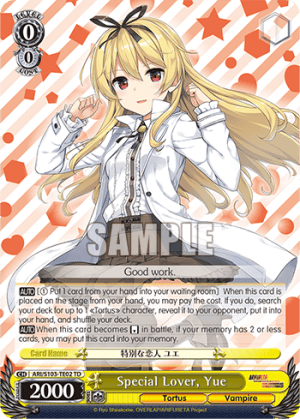 Special Lover, Yue