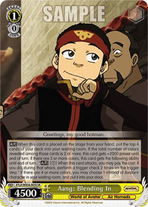 Aang: Blending In (Holo)