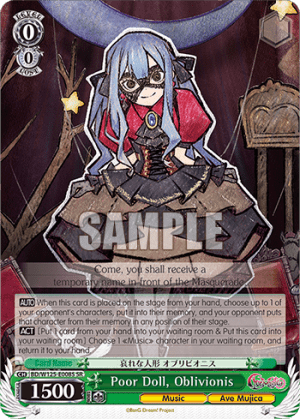 Poor Doll, Oblivionis (Holo)