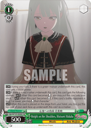 Weight on Her Shoulders, Mutsumi Wakaba (Holo)