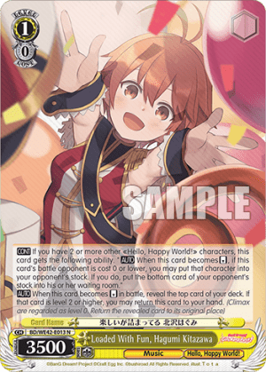 Loaded With Fun, Hagumi Kitazawa