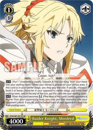 Raider Knight, Mordred (Holo)