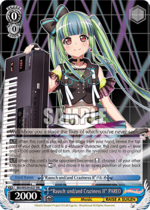 "Rausch und/and Craziness Ⅱ" PAREO