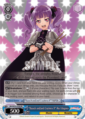 "Rausch und/and Craziness Ⅱ" Ako Udagawa