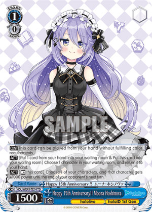 Happy 15th Anniversary!! Moona Hoshinova