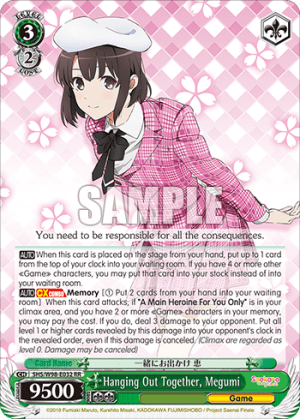 Hanging Out Together, Megumi