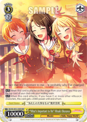 "What's Important to Me" Misaki Okusawa