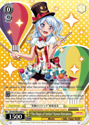 "The Magic of Smiles" Kanon Matsubara