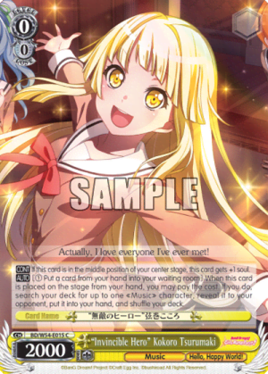 "Invincible Hero" Kokoro Tsurumaki