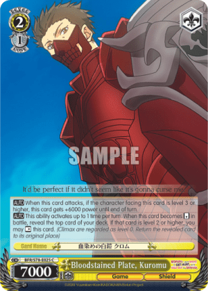 Bloodstained Plate, Kuromu