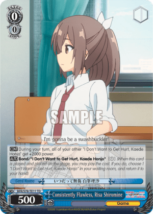 Consistently Flawless, Risa Shiromine