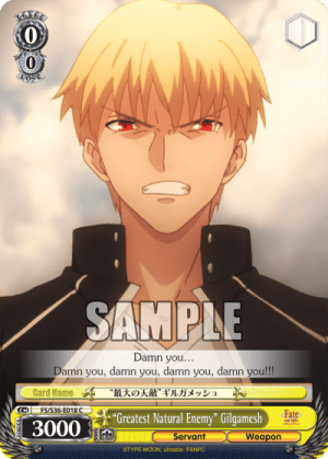 “Greatest Natural Enemy” Gilgamesh