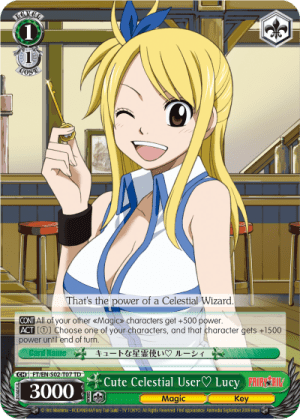Cute Celestial User? Lucy