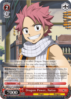 Dragon Power, Natsu