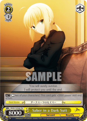 Saber in a Dark Suit