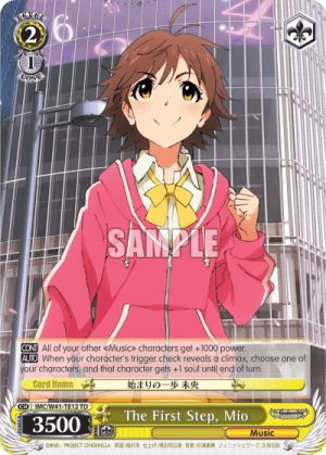 The First Step, Mio