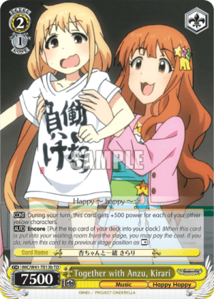 Together with Anzu, Kirari