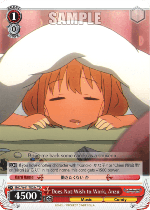 Does Not Wish to Work, Anzu