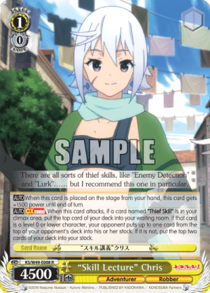 “Skill Lecture” Chris