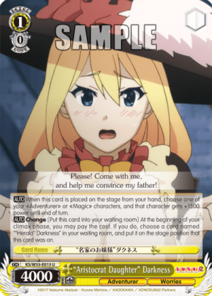 "Aristocrat Daughter" Darkness