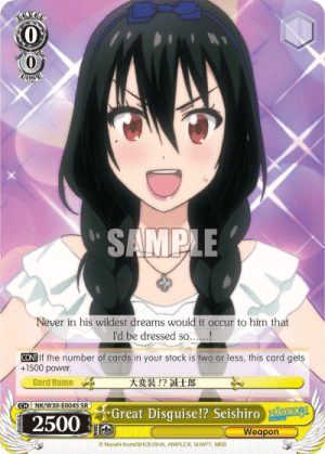 Great Disguise!? Seishiro (Holo)