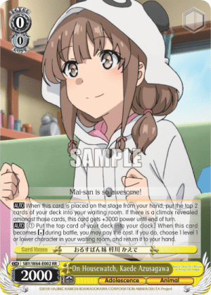 On Housewatch, Kaede Azusagawa