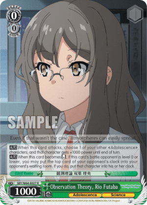 Observation Theory, Rio Futaba