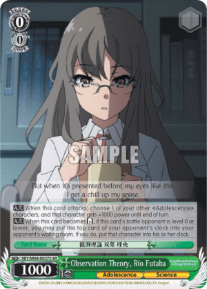 Observation Theory, Rio Futaba (Holo)