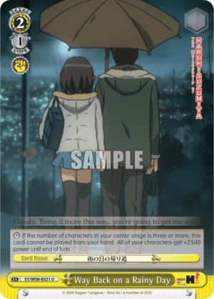 Way Back on a Rainy Day