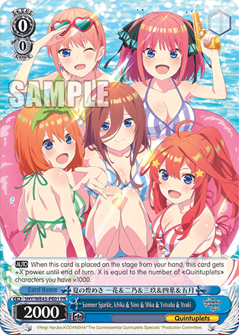 Summer Sparkle, Ichika & Nino & Miku & Yotsuba & Itsuki