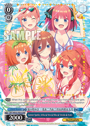 Summer Sparkle, Ichika & Nino & Miku & Yotsuba & Itsuki (Holo)