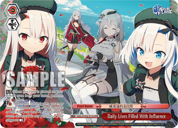 Daily Lives Filled With Influence #AZL/S102-E152 — Azur Lane