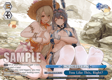 You Like This, Right? #AZL/S102-E156 — Azur Lane